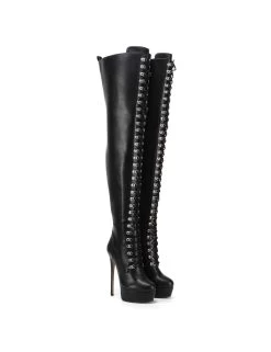 Giaro Giaro SLINKY BLACK MATTE FETISH Boots 18 Giaro Giaro SLINKY BLACK MATTE FETISH Boots -Urban Sole Shop giaro giaro slinky black matte fetish boots 8