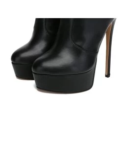 Giaro Giaro STACKSTAND BLACK MATTE KNEE BOOTS -Urban Sole Shop giaro giaro stackstand black matte knee boots 7