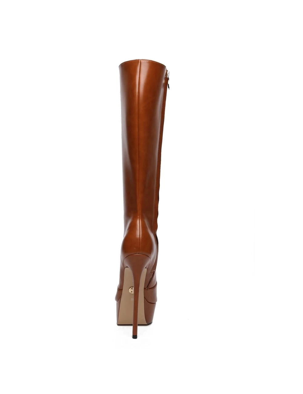 Giaro Giaro STACKSTAND BROWN MATTE KNEE BOOTS 3 Giaro Giaro STACKSTAND BROWN MATTE KNEE BOOTS - Image 3