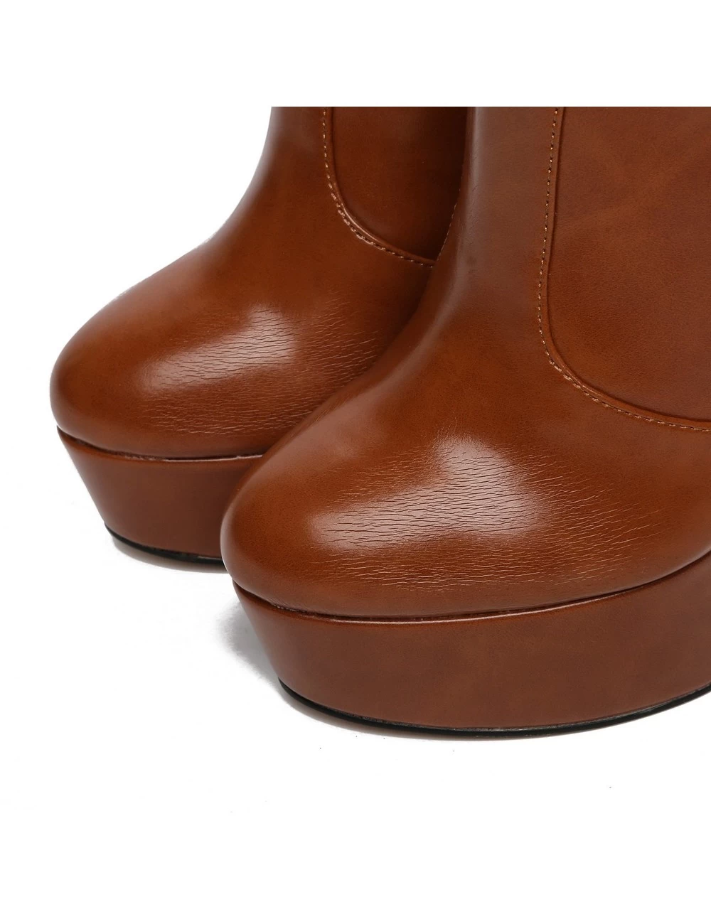 Giaro Giaro STACKSTAND BROWN MATTE KNEE BOOTS 6 Giaro Giaro STACKSTAND BROWN MATTE KNEE BOOTS - Image 6