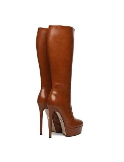 Giaro Giaro STACKSTAND BROWN MATTE KNEE BOOTS 16 Giaro Giaro STACKSTAND BROWN MATTE KNEE BOOTS -Urban Sole Shop giaro giaro stackstand brown matte knee boots 7