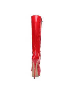 Giaro Giaro STACKSTAND RED SHINY KNEE BOOTS -Urban Sole Shop giaro giaro stackstand red shiny knee boots 2