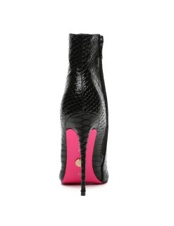 Giaro Giaro TALIA BLACK SNAKE ANKLE BOOTS -Urban Sole Shop giaro giaro talia black snake ankle boots 7