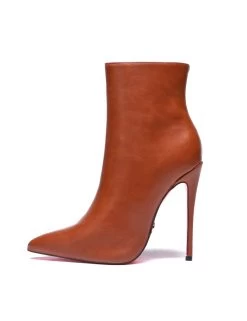 Giaro Giaro TALIA BROWN MATTE ANKLE BOOTS