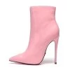 Giaro Giaro TALIA PINK SHINY ANKLE BOOTS