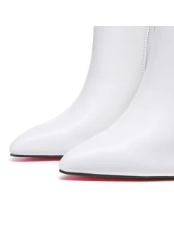 Giaro Giaro TALIA WHITE MATTE ANKLE BOOTS -Urban Sole Shop giaro giaro talia white matte ankle boots 3