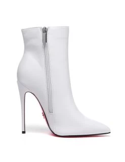 Giaro Giaro TALIA WHITE MATTE ANKLE BOOTS -Urban Sole Shop giaro giaro talia white matte ankle boots 6