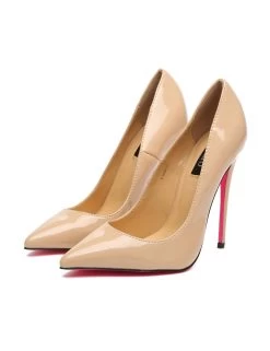 Giaro Giaro TAYA BEIGE SHINY PUMPS -Urban Sole Shop giaro giaro taya beige shiny pumps 6