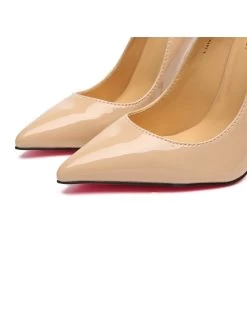 Giaro Giaro TAYA BEIGE SHINY PUMPS -Urban Sole Shop giaro giaro taya beige shiny pumps 7