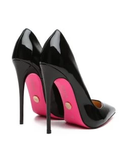 Giaro Giaro TAYA BLACK SHINY PUMPS -Urban Sole Shop giaro giaro taya black shiny pumps 6