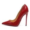 Giaro Giaro TAYA RED SNAKE PUMPS