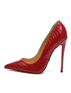 Giaro Giaro TAYA RED SNAKE PUMPS