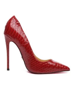Giaro Giaro TAYA RED SNAKE PUMPS -Urban Sole Shop giaro giaro taya red snake pumps 3