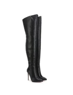 Giaro Giaro TINDRA BLACK/BLACK THIGH BOOTS -Urban Sole Shop giaro giaro tindra black black thigh boots 8