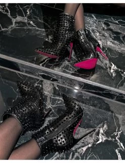 Giaro Giaro TYCLONE BLACK/BLACK ANKLE BOOTS -Urban Sole Shop giaro giaro tyclone black black ankle boots 9