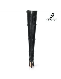Giaro LUNA Thigh High Boots With High Heels And Lots Of Studs -Urban Sole Shop giaro luna thigh high boots with high heels and lo 3