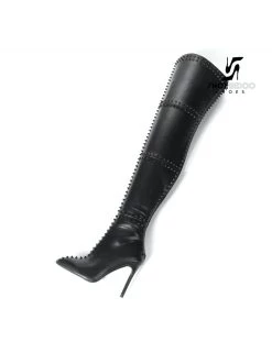 Giaro LUNA Thigh High Boots With High Heels And Lots Of Studs -Urban Sole Shop giaro luna thigh high boots with high heels and lo 5