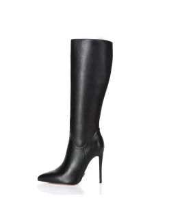 Giaro MILA | BLACK MATTE | KNEE BOOTS | Italian Style