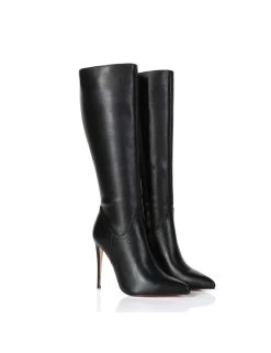 Giaro MILA | BLACK MATTE | KNEE BOOTS | Italian Style -Urban Sole Shop giaro mila black matte knee boots italian style 4