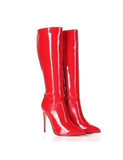 Giaro MILA | RED SHINY | KNEE BOOTS | Italian Style -Urban Sole Shop giaro mila red shiny knee boots italian style 5