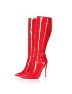Giaro MILA | RED SHINY | KNEE BOOTS | Italian Style -Urban Sole Shop giaro mila red shiny knee boots italian style 7