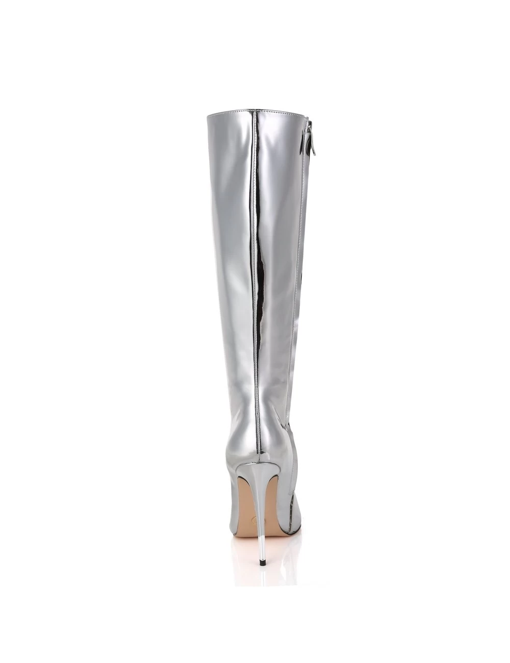 Giaro MILA | SILVER SHINY | KNEE BOOTS | Italian Style 4 Giaro MILA | SILVER SHINY | KNEE BOOTS | Italian Style - Image 4