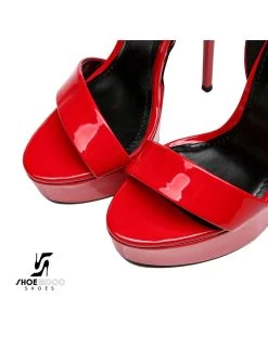 Giaro Red Shiny Giaro MINA High Ankle Belt Sandals -Urban Sole Shop giaro red shiny giaro mina high ankle belt sandals 7