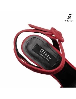 Giaro Red Velour Giaro "Destroyer" Sandals With Anklestrap 16 Giaro Red Velour Giaro "Destroyer" Sandals With Anklestrap -Urban Sole Shop giaro red velour giaro destroyer sandals with ankl 6