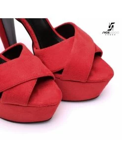 Giaro Red Velour Giaro "Destroyer" Sandals With Anklestrap 19 Giaro Red Velour Giaro "Destroyer" Sandals With Anklestrap -Urban Sole Shop giaro red velour giaro destroyer sandals with ankl 9