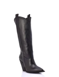 Sanctum Black Leather Raquel High Heel Cowboy Boots 15 Sanctum Black Leather Raquel High Heel Cowboy Boots -Urban Sole Shop sanctum black leather raquel high heel cowboy boot 5