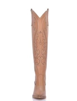 Sanctum Brown Leather Cardinale Cowboy Boots -Urban Sole Shop sanctum brown leather cardinale cowboy boots 2