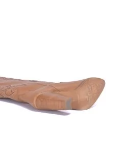 Sanctum Brown Leather Cardinale Cowboy Boots -Urban Sole Shop sanctum brown leather cardinale cowboy boots 8