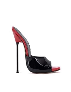 Sanctum Extreme High Italian Mules MAIA With Metal Needle Heels