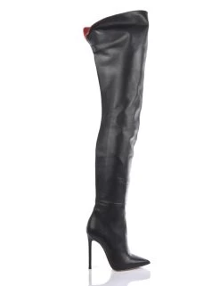 Sanctum High Italian Crotch Boots VESTA With Stiletto Heels In Genuine Leather