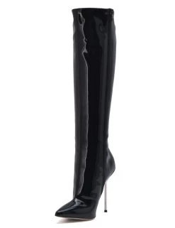 Sanctum High Italian Knee Boots GAIA With Stiletto Heels In Genuine Patent Leather 14 Sanctum High Italian Knee Boots GAIA With Stiletto Heels In Genuine Patent Leather -Urban Sole Shop sanctum high italian knee boots gaia with stiletto 3