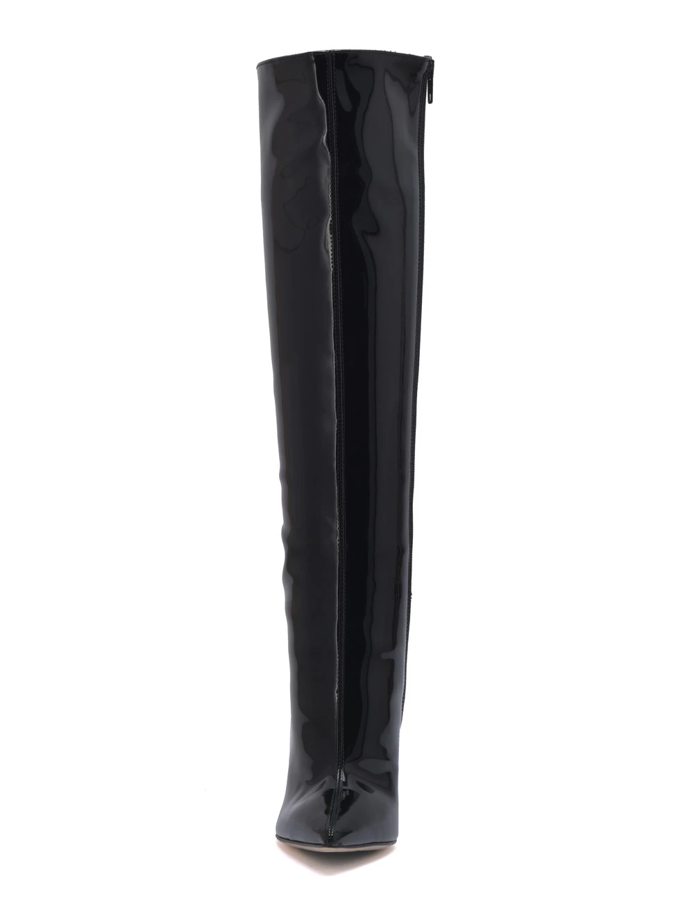 Sanctum High Italian Knee Boots GAIA With Stiletto Heels In Genuine Patent Leather 5 Sanctum High Italian Knee Boots GAIA With Stiletto Heels In Genuine Patent Leather - Image 5