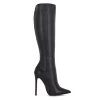 Sanctum High Italian Knee Boots VESTA With Stiletto Heels In Real Leather