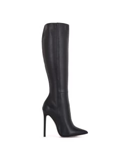 Sanctum High Italian Knee Boots VESTA With Stiletto Heels In Real Leather