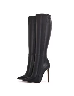 Sanctum High Italian Knee Boots VESTA With Stiletto Heels In Real Leather -Urban Sole Shop sanctum high italian knee boots vesta with stilett 4