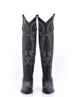 Sanctum Leather Cardinale High Heel Cowboy Boots -Urban Sole Shop sanctum leather cardinale high heel cowboy boots 6