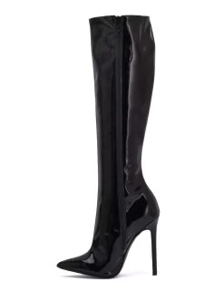 Sanctum Vegan Knee Boots GINA With Stiletto Heel In Italian VEGAN Shiny Leather -Urban Sole Shop sanctum vegan knee boots gina with stiletto heel i 3