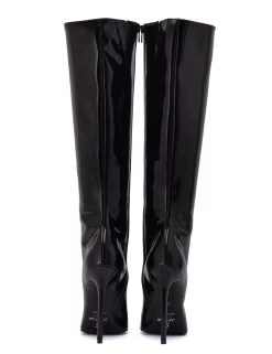 Sanctum Vegan Knee Boots GINA With Stiletto Heel In Italian VEGAN Shiny Leather -Urban Sole Shop sanctum vegan knee boots gina with stiletto heel i 4