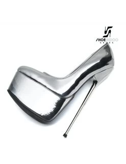 SLICK Liquid Silver Giaro SLICK ESCALA Platform Pumps With Silver Heels 19 SLICK Liquid Silver Giaro SLICK ESCALA Platform Pumps With Silver Heels -Urban Sole Shop slick liquid silver giaro slick escala platform pu 8