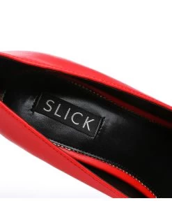SLICK Red ESSENCE Giaro SLICK Platform Pumps With Locking Ankle Strap 20 SLICK Red ESSENCE Giaro SLICK Platform Pumps With Locking Ankle Strap -Urban Sole Shop slick red essence giaro slick platform pumps with 9